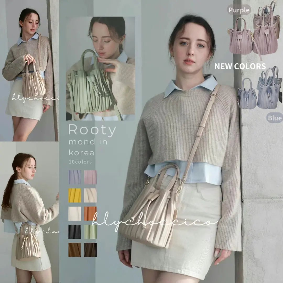 🇰🇷韓國直送🇰🇷 Rooty 百摺袋  |10色 HLY & CHOCCICO