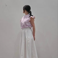 韓國直送Ruffled Elegance Tee - HLY & CHOCCICO