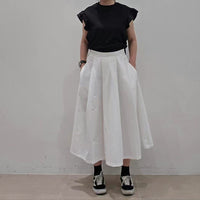 韓國直送Ruffled Elegance Tee - HLY & CHOCCICO