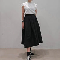 韓國直送Ruffled Elegance Tee - HLY & CHOCCICO