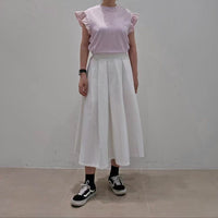 韓國直送Ruffled Elegance Tee - HLY & CHOCCICO