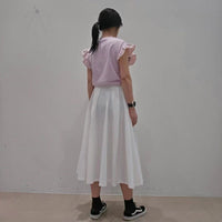 韓國直送Ruffled Elegance Tee - HLY & CHOCCICO