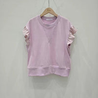 韓國直送Ruffled Elegance Tee - HLY & CHOCCICO