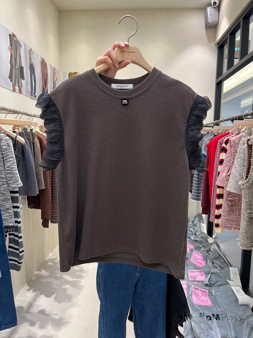 韓國直送Ruffled Elegance Top HLY & CHOCCICO