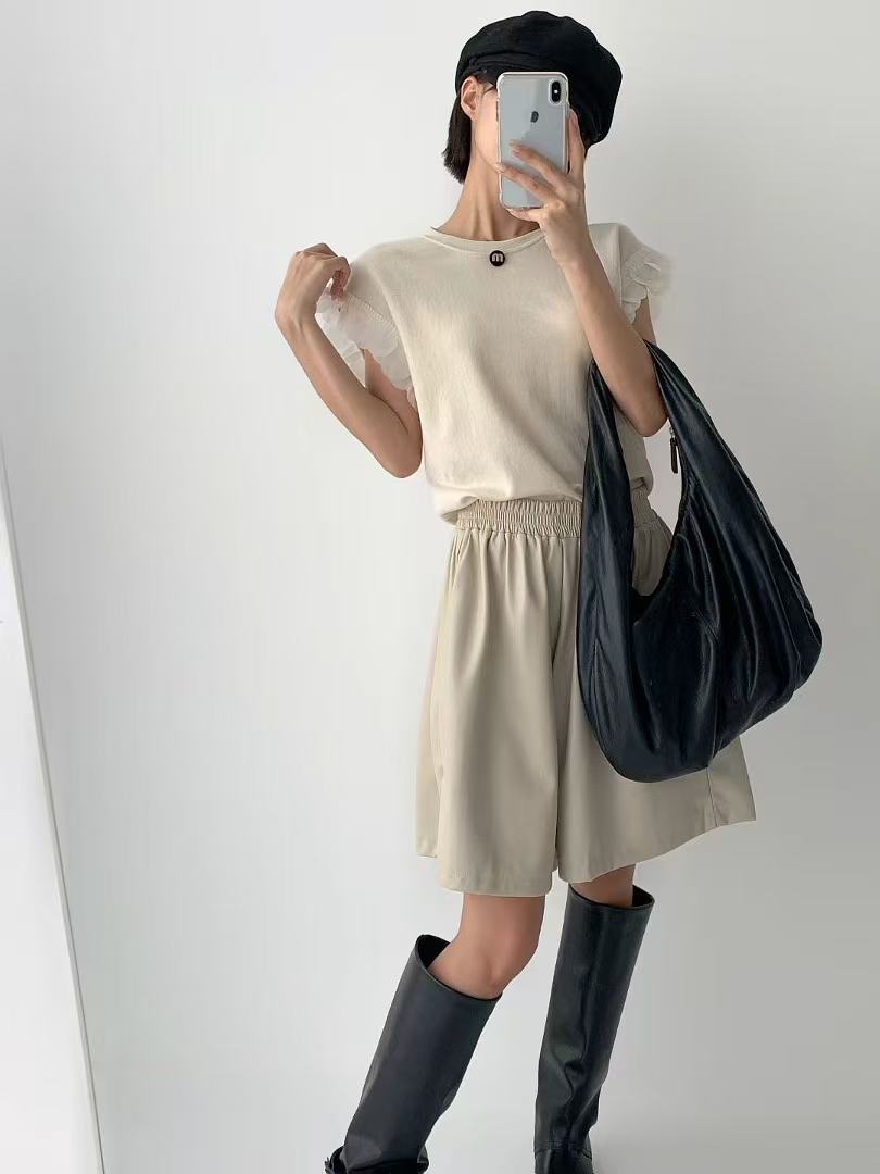 韓國直送Ruffled Elegance Top HLY & CHOCCICO