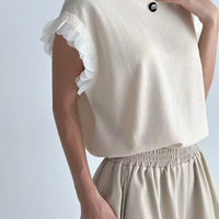 韓國直送Ruffled Elegance Top HLY & CHOCCICO