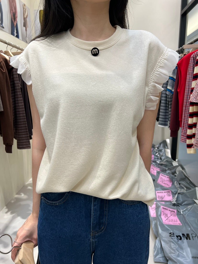 韓國直送Ruffled Elegance Top HLY & CHOCCICO