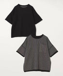 日本直送SHIPS any Cord Pile Reversible T-shirt - HLY & CHOCCICO