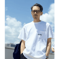 日本直送SHIPS Logo Print Pocket Tee HLY & CHOCCICO