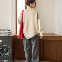 日本直送[限量版]Sleeve Crazy Over Knit Pullover - HLY & CHOCCICO