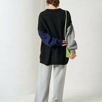 日本直送[限量版]Sleeve Crazy Over Knit Pullover - HLY & CHOCCICO