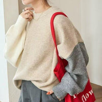 日本直送[限量版]Sleeve Crazy Over Knit Pullover - HLY & CHOCCICO