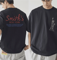 日本直送SMITH'S NY print Tee HLY & CHOCCICO