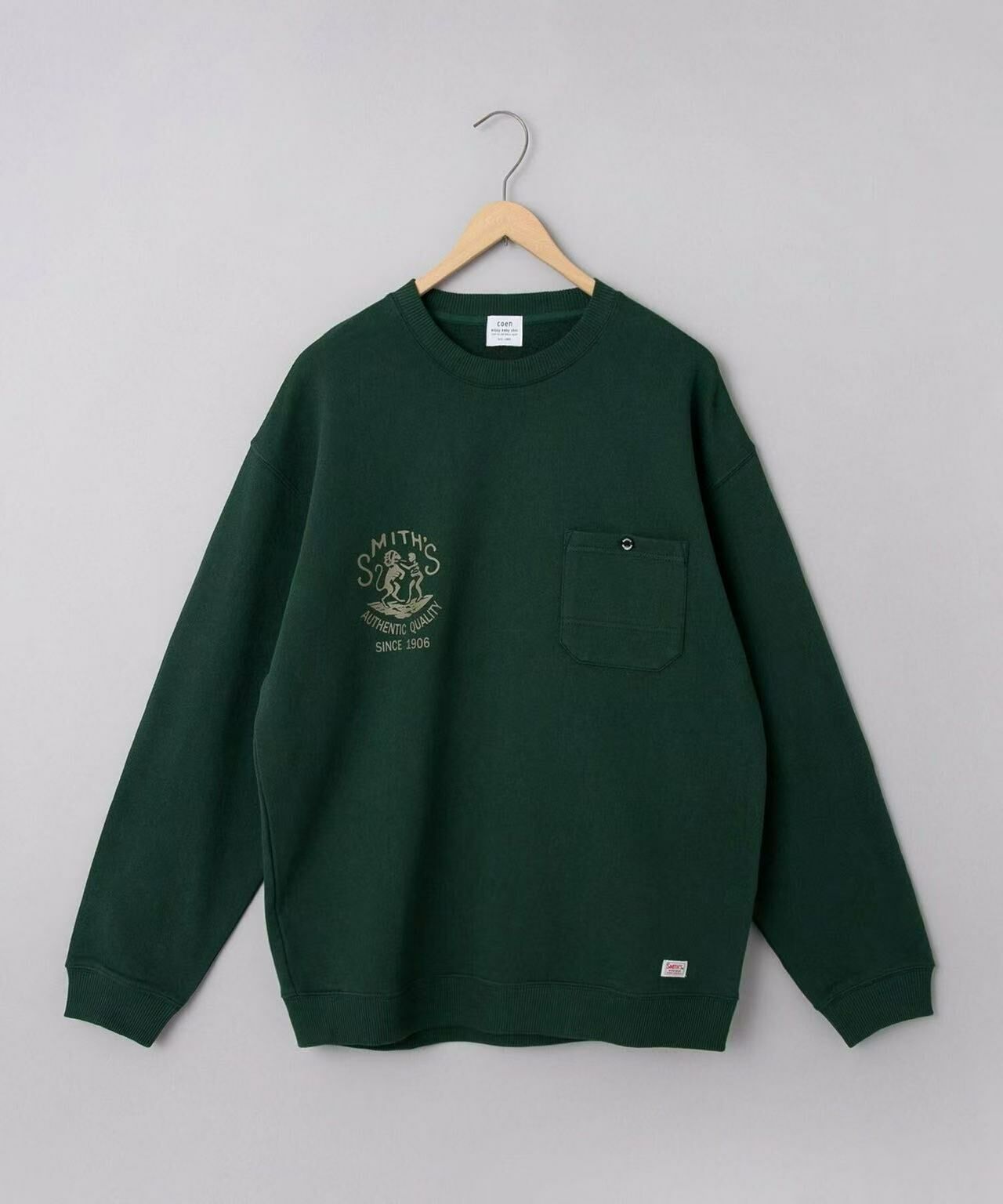 日本直送SMITH'S Print Pocket Sweatshirt - HLY & CHOCCICO