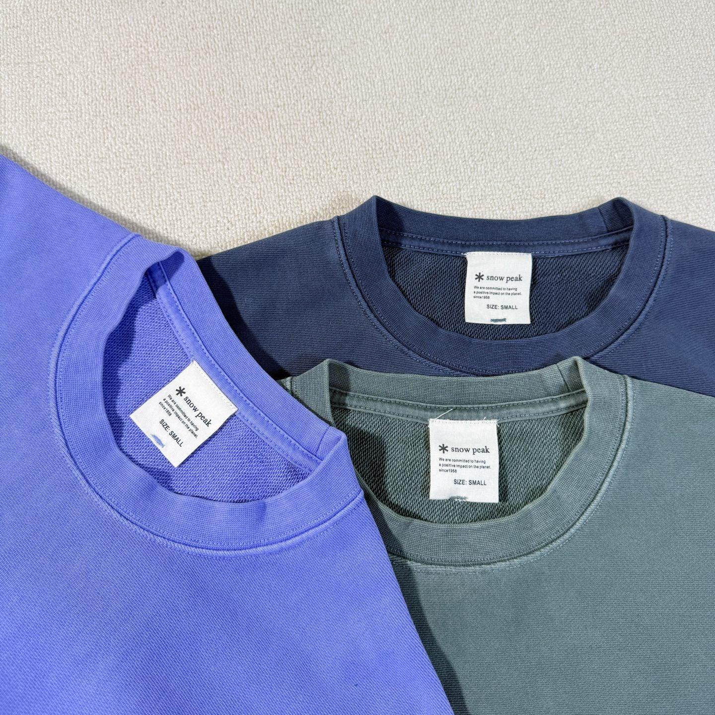 Snow Peak Garment Dyed Pullover - HLY &amp; CHOCCICO