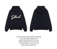 韓國直送Stand Hoodie - HLY & CHOCCICO