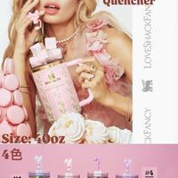 Stanley & LoveShackFancy The Quencher 40oz - HLY & CHOCCICO