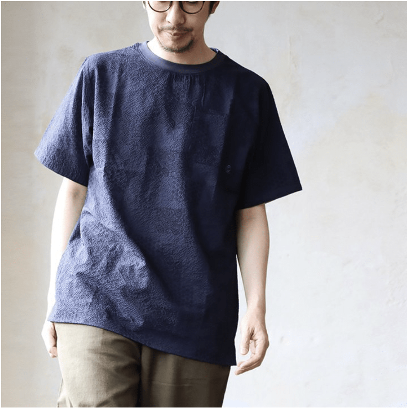 日本直送 Stretch Dry UV Cut Summer Light Thin Neat Skinny Pocket Tee HLY & CHOCCICO