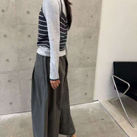 韓國直送Striped Overlay Top HLY & CHOCCICO