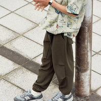 日本直送Summer Knit Relaxed Fit Waving Jogger Pants HLY & CHOCCICO