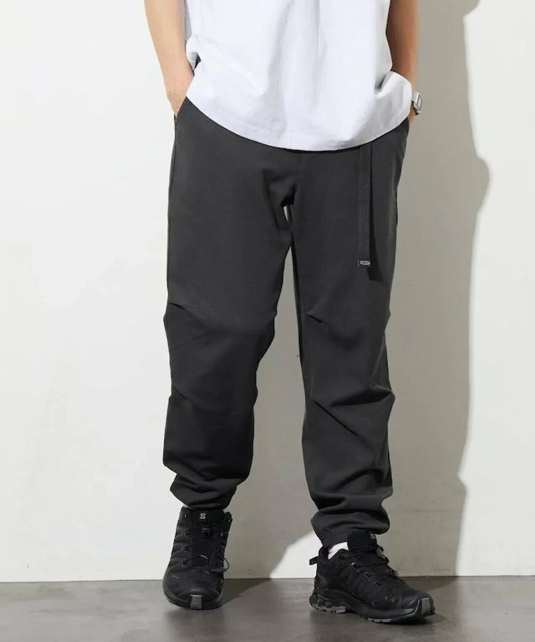 日本直送Summer Knit Relaxed Fit Waving Jogger Pants - HLY &amp; CHOCCICO