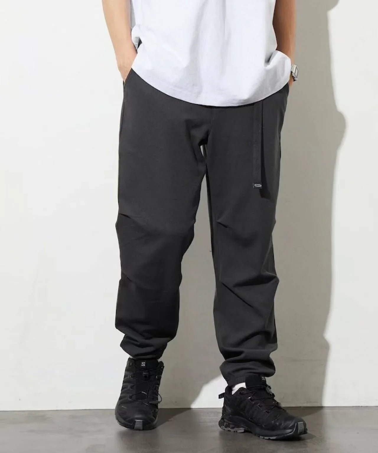 日本直送Summer Knit Relaxed Fit Waving Jogger Pants - HLY &amp; CHOCCICO