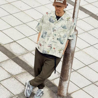 日本直送Summer Knit Relaxed Fit Waving Jogger Pants HLY & CHOCCICO