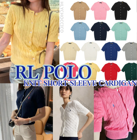 RL Polo Knit Short-sleeve Cardigan 🎨 14色選擇