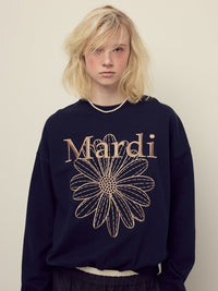 Sweatshirt Flowermardi Needlework - HLY & CHOCCICO