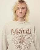 Sweatshirt Flowermardi Needlework - HLY & CHOCCICO