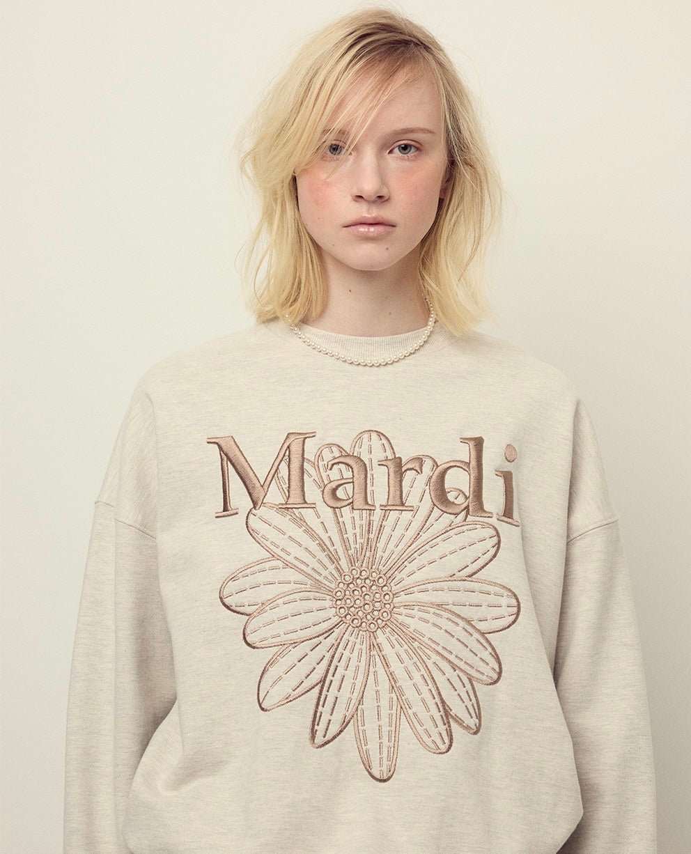 Sweatshirt Flowermardi Needlework - HLY & CHOCCICO