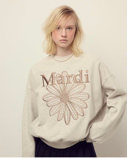 Sweatshirt Flowermardi Needlework - HLY & CHOCCICO