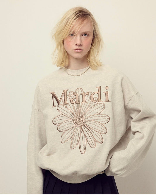 Sweatshirt Flowermardi Needlework - HLY & CHOCCICO