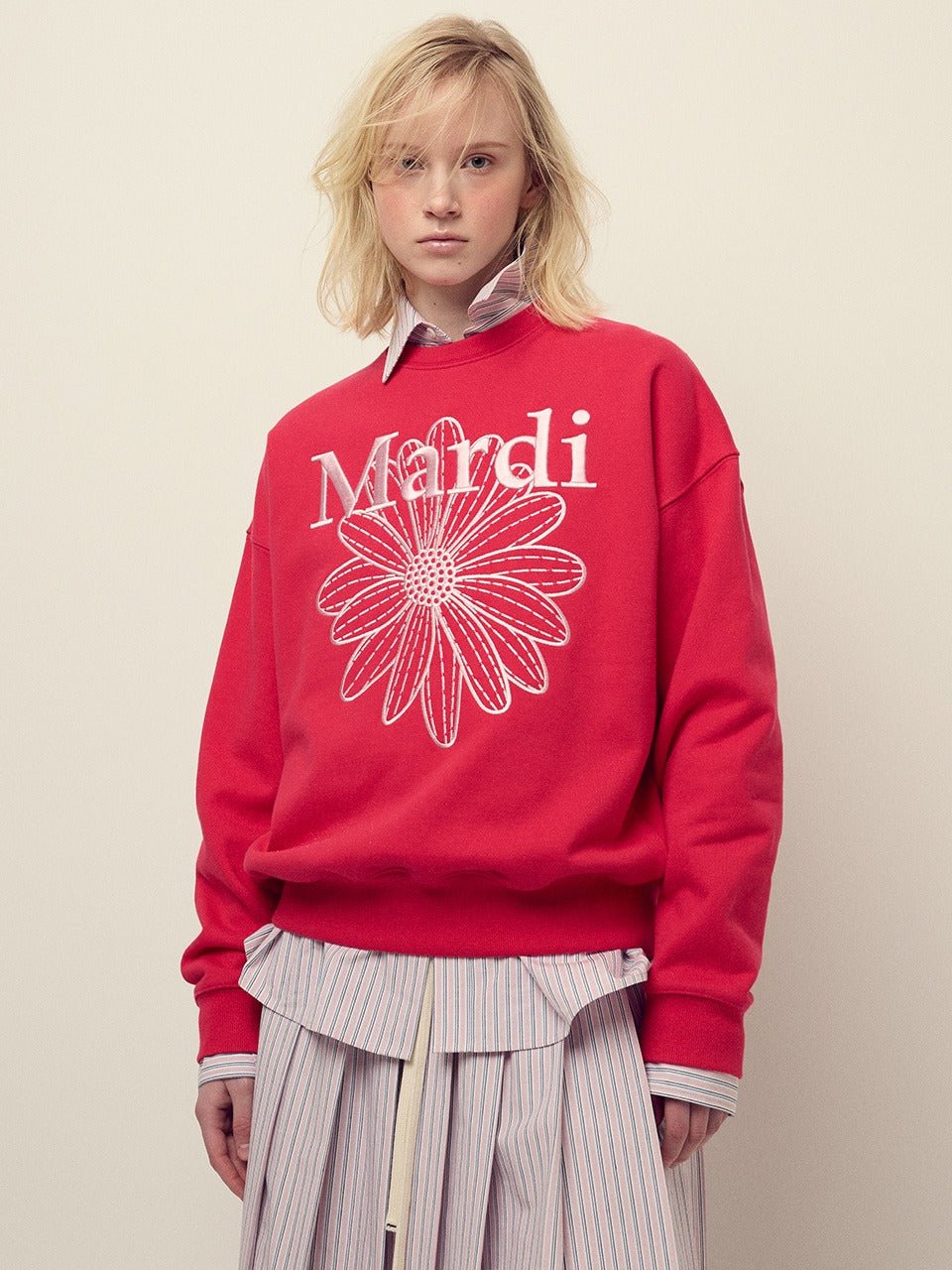Sweatshirt Flowermardi Needlework - HLY & CHOCCICO