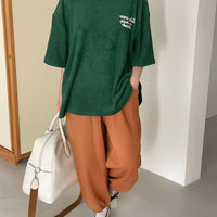 韓國直送Terry Cloth Tee HLY & CHOCCICO