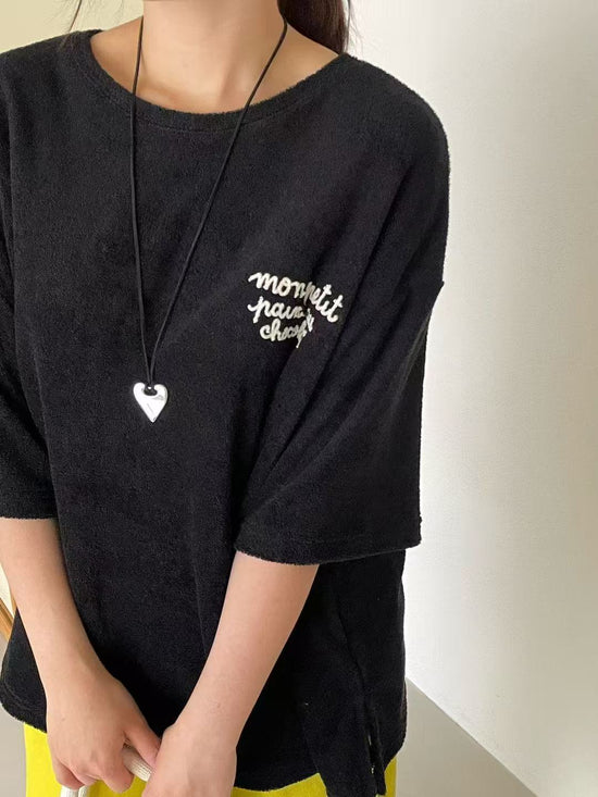 韓國直送Terry Cloth Tee