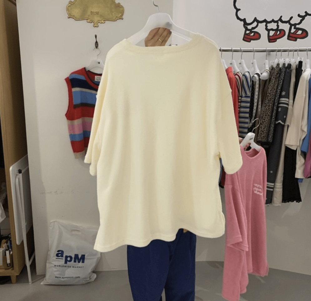 韓國直送Terry Cloth Tee HLY & CHOCCICO