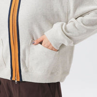 Three -Tone Sweat Cardigan - HLY & CHOCCICO
