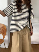 韓國直送Timeless Stripe Top - HLY & CHOCCICO
