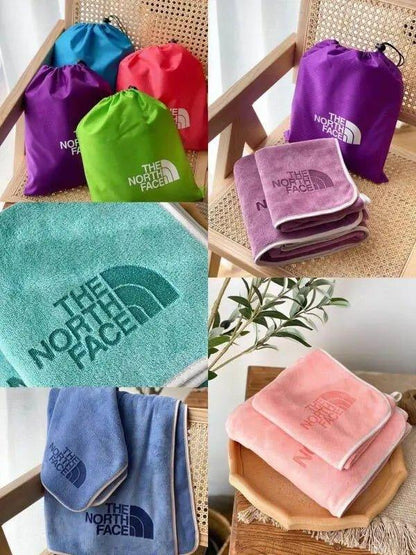 TNF 運動納米毛巾套裝💦 [一套3件: 收納袋+毛巾+浴巾] - HLY &amp; CHOCCICO