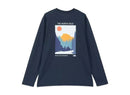 TNF Colored Hakf Dome Long Sleeve Tee - HLY & CHOCCICO