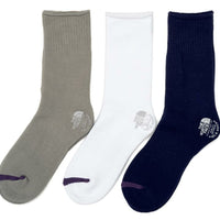 TNF JPN PURPLE LABEL Pack Field Socks 3P NN8962N HLY & CHOCCICO