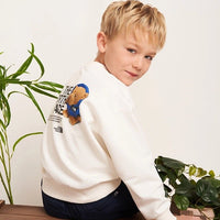 TNF Kids Glen Stripe L/S Sweatshirt - HLY & CHOCCICO