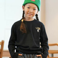 TNF Kids Shiretokotoko Long Sleeve Tee HLY & CHOCCICO