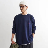 TNF PURPLE 7oz Long Sleeve Pocket Tee -6 Color HLY & CHOCCICO