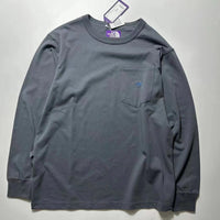 TNF PURPLE 7oz Long Sleeve Pocket Tee -6 Color HLY & CHOCCICO