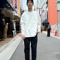 TNF PURPLE LABEL 7oz Long Sleeve Pocket Tee - NT3365N HLY & CHOCCICO
