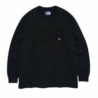 TNF PURPLE LABEL 7oz Long Sleeve Pocket Tee - NT3365N HLY & CHOCCICO