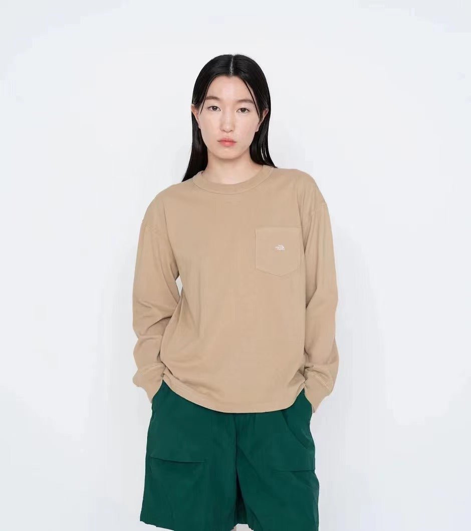 TNF PURPLE LABEL 7oz Long Sleeve Pocket Tee - NT3365N - HLY & CHOCCICO