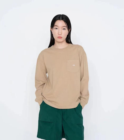 TNF PURPLE LABEL 7oz Long Sleeve Pocket Tee - NT3365N - HLY & CHOCCICO